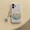 Korean INS Cute Stars Fish Phone Case for iPhone 13 14 15 16 Pro Max Fundas with Charm Kawaii Lovely Anti-fall Protective Cover