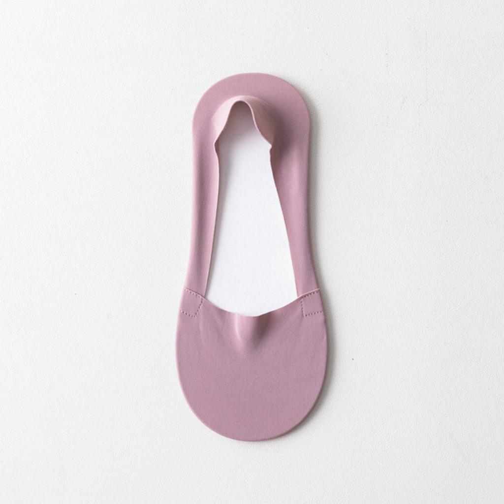Women Invisible No Show Socks Breathable Thin Ice Silk Low Cut Silicone Non Slip Socks Five Pairs Set for Everyday Use