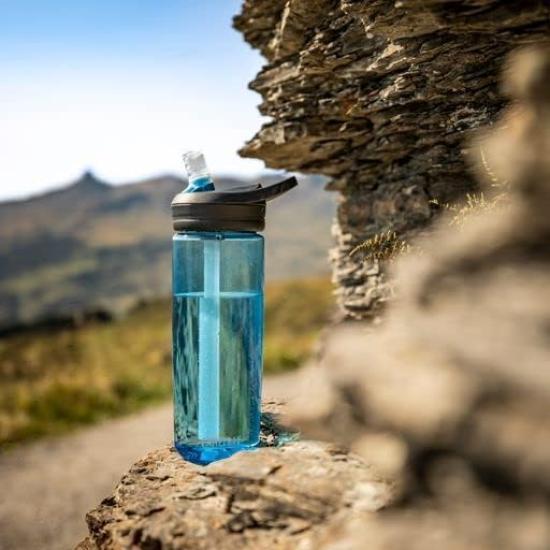 Camelbak Eddy Plus Tritan Renew Lightweight Made with Recycled Materials Bottle, 750ml, Clear, Next-Generation