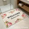 Newest Pebble Stone Pattern Welcome Coir Doormat Non Slip Wear Resistant Front Entry Entrance Floor Mat