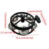 Hi Hat Tambourine Drum Cymbals Diameter 11.5cm Bell with Metal for Concert Ensemble Kids Adults