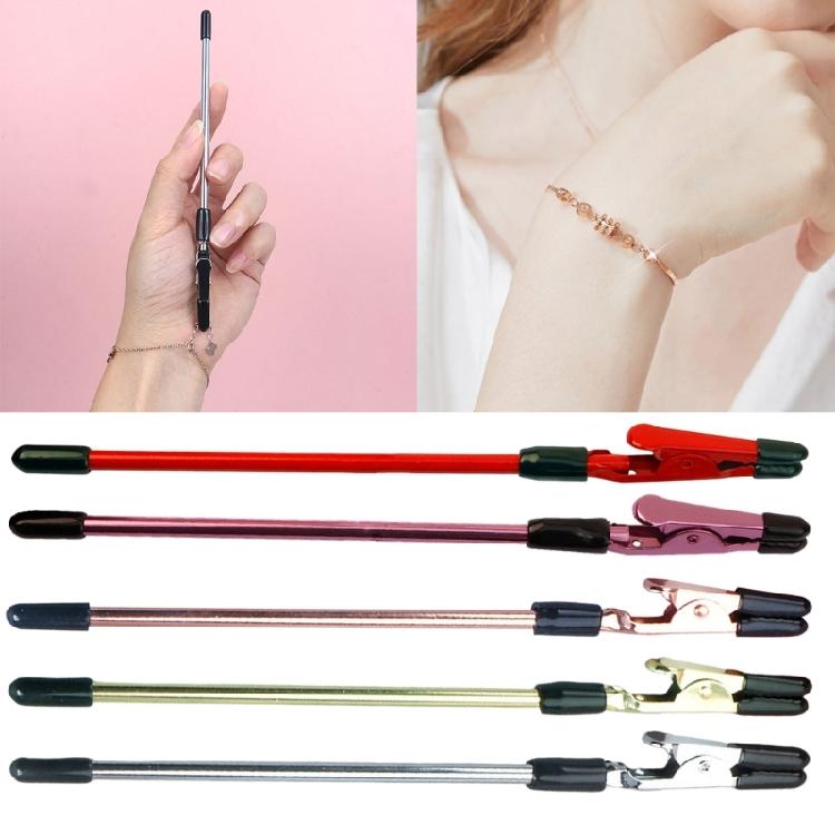 Simplifying Jewelry Wearing Clasp Aids Practical Bracelet Jewelry Clasp Fastening Helper Portable Bracelet Hook Tool