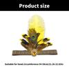 Bohemian Feathered Hairband Carnival Celebration Party Headband Adult Cosplay Hairhoop Ethnic Hairband for Theme Event