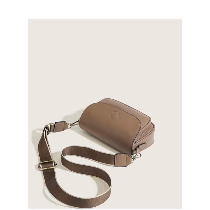 Women Bag Niche Texture Crossbody Bag Wide Shoulder Strap Small Square Bag Tofu Bag