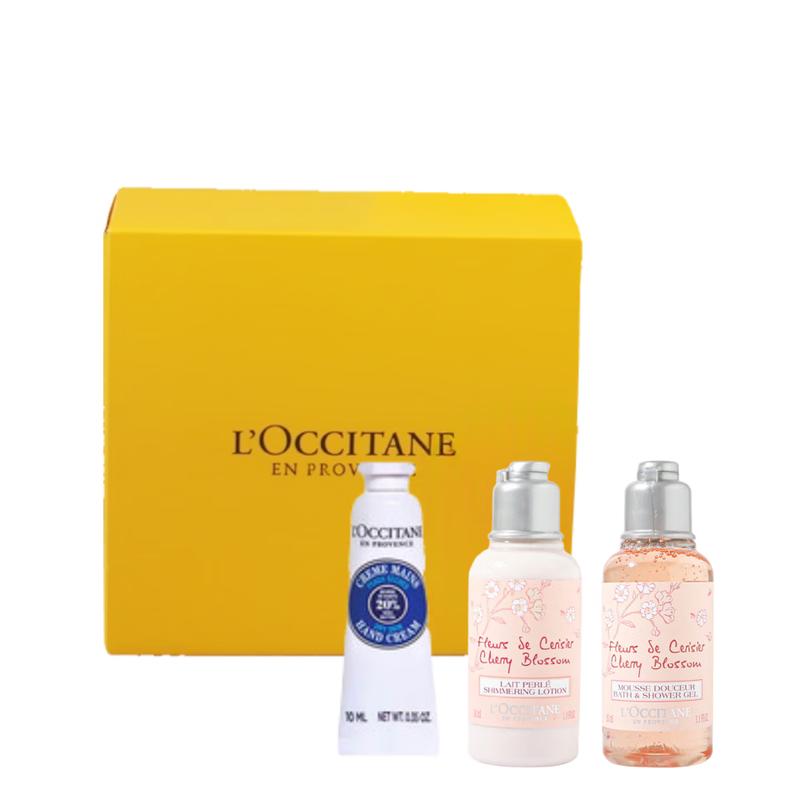 

L Occitane Cherry Blossom Mini Body Care Gift Set