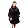 French Elegant Trench Coat: Cinched Waist Wool Overcoat for Petite Women - Unique Autumn/Winter Design.