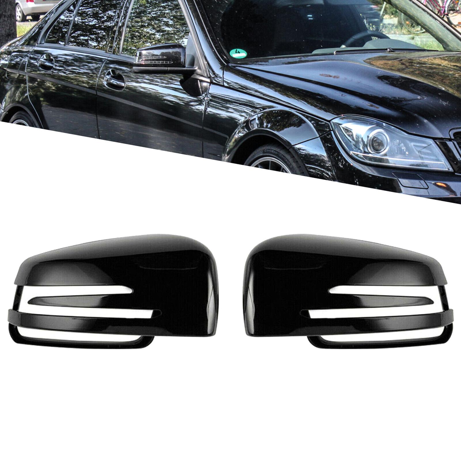 

Левая правая боковая дверная крышка зеркала для Mercedes W204 X204 W212 W221 C300 C218 Крышка бокового зеркала автомобиля Корпус крышки крыла left