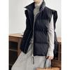 Winter Fashion Short Padded Vest Women Warm Thicken Sleeveless Jacket Cotton Coat