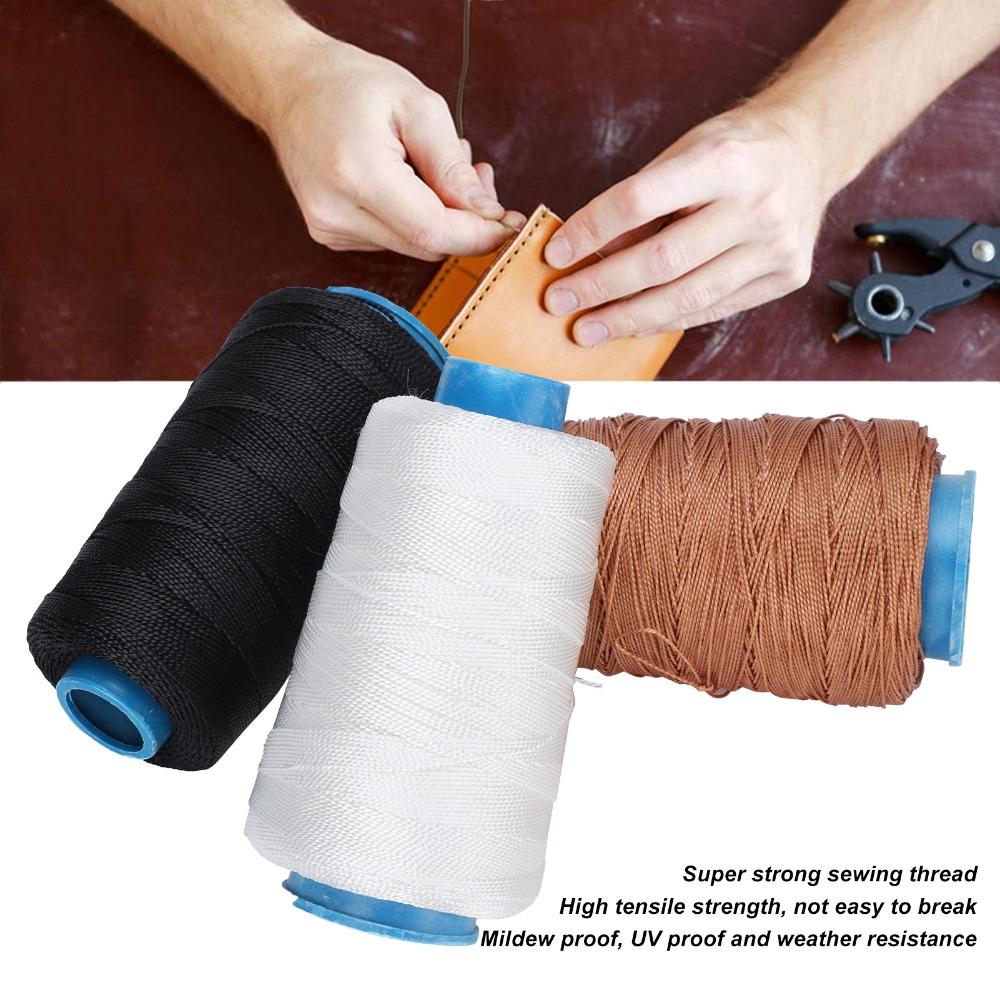 3Pcs 3000 Yards Bonded Nylon Thread Polyester High Strength Thread  For Sewing Machine
