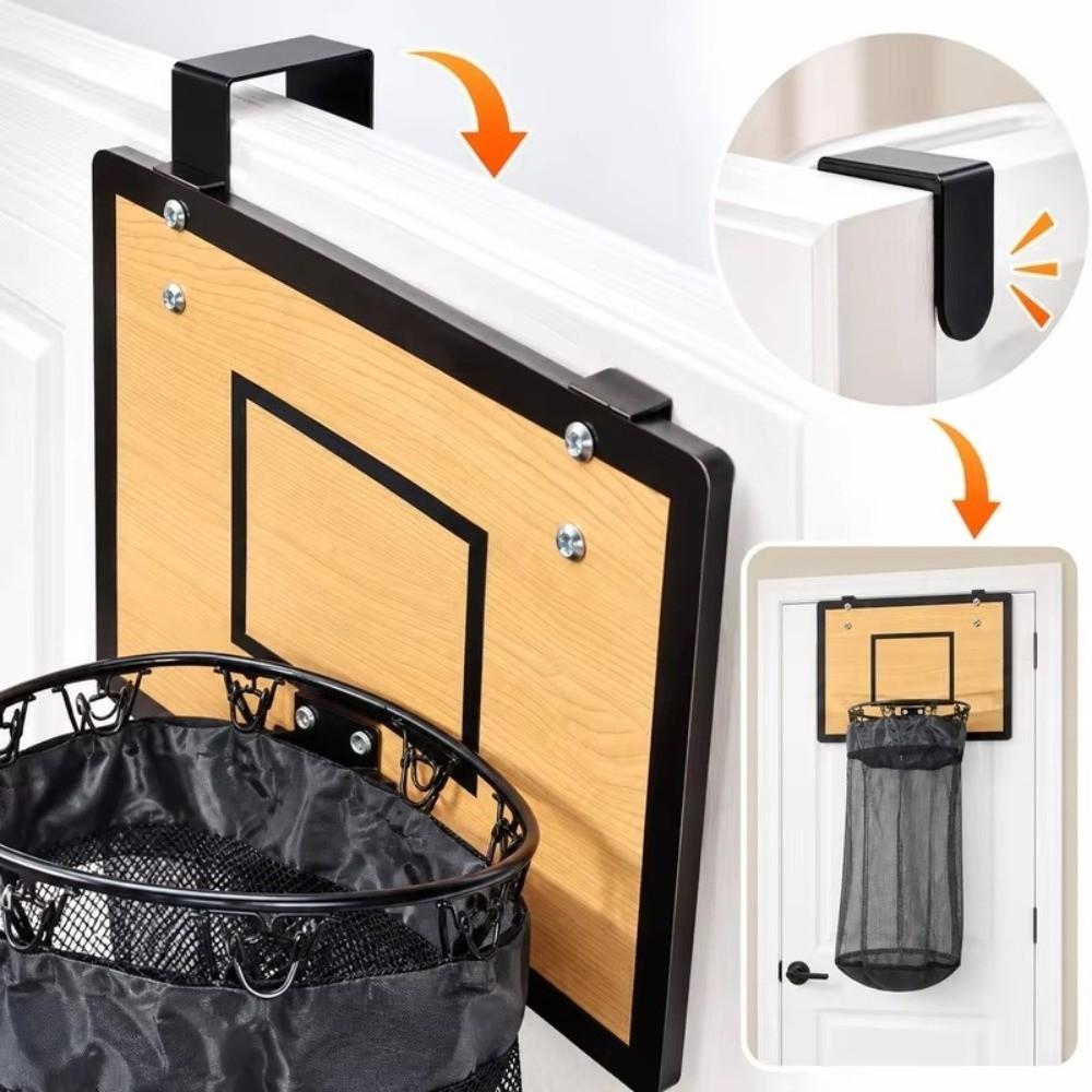 Over Door Over Door Clothes Bag Basketball Style Clothing Hamper Bag Laundry Basket College Living