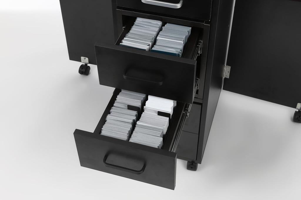 TOYGER TCG Palas Drawer with Flexible Compatible with TCG Card Storage Shelf with 4 Dividers [TCG-specific Dividers] Castle,