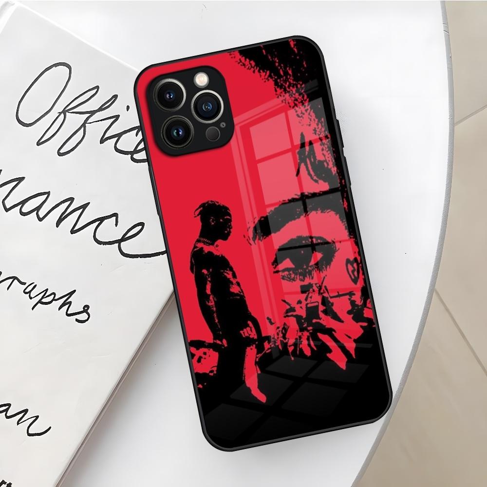 Xxxtentacions Rapper Phone Case for Iphone 17 16 Air 15 14 12 11 13 Pro Max Mini X Xr Xs Se Puls Glass Cover