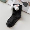 Women Calf Socks Ruffle Crew Socks Cotton Bootie Socks Lolitas Loose Socks Cute Rabbit Ankle Socks JK Middle Tube Socks