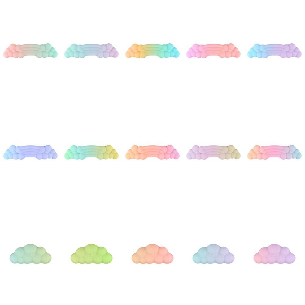 Carpal Pad Cloud Gradient Mouse Pad Keyboard Mousepad Cloud Shape Wrist Rest Pad   Computer