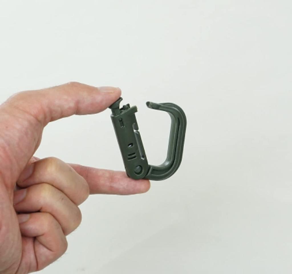 Rough & Road RR9976 Motorcycle Carabiner, Grimlock Carabiner, Black