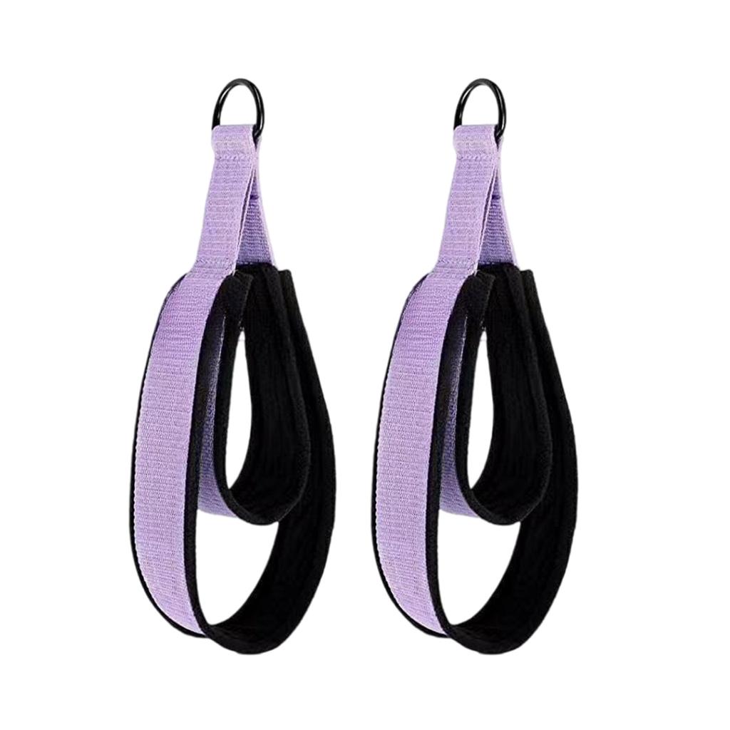 Doppelschlaufe Gurt 1 Paar Pilates Yoga Doppelschlaufe Gürtel Fitnessgerät Gurt für Gym Doppelschlaufe Yoga Pilates Gurt