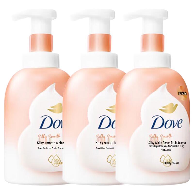 Dove White Peach Scent Foaming Body Wash