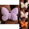 Dopamine Butterfly Plush Pillow With Soft Short Plush For Girls Bedroom Decor