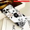 Black & White Floral Elegance Phone Case All inclusive film hard phone case, compatible with iPhone 18 Pro Max 17 16 15 14 13 12 11