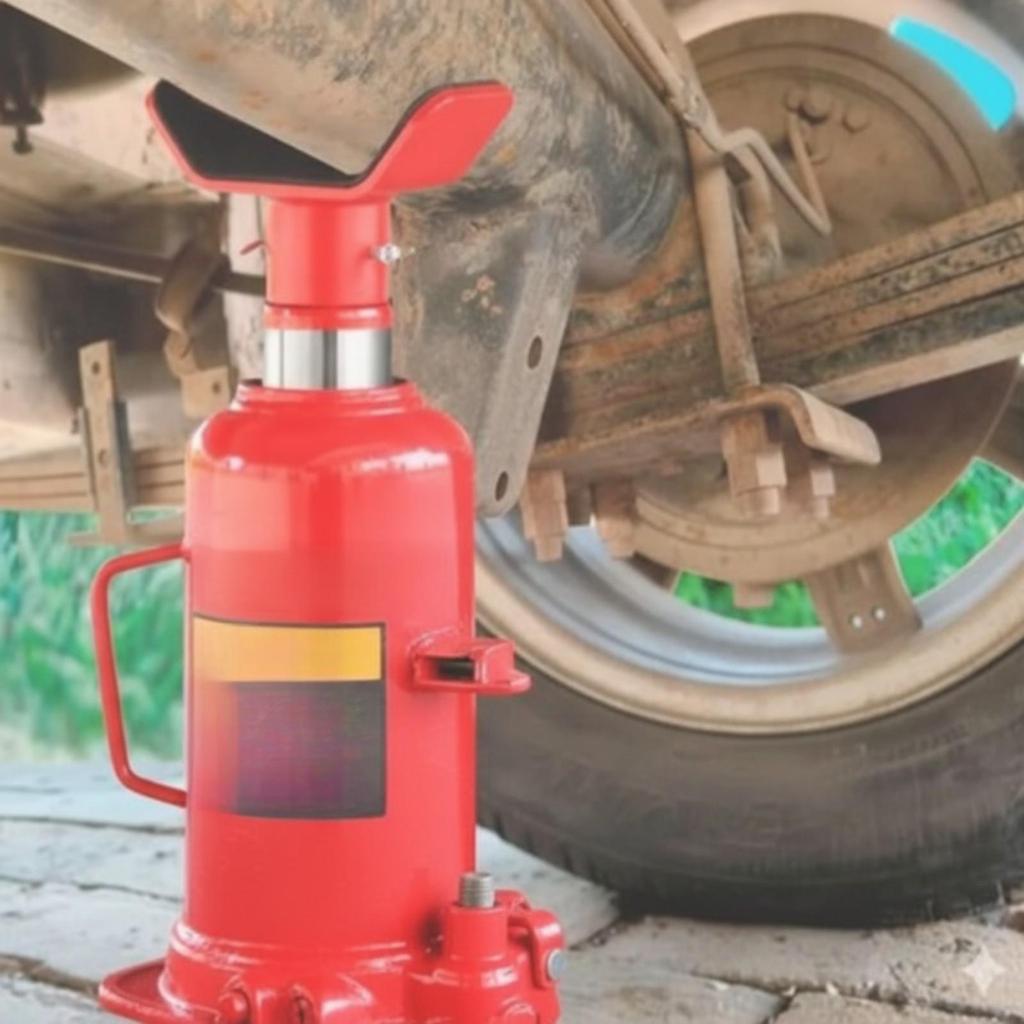 Adjustable Bottle Jack Adapter Slim for Garage Work