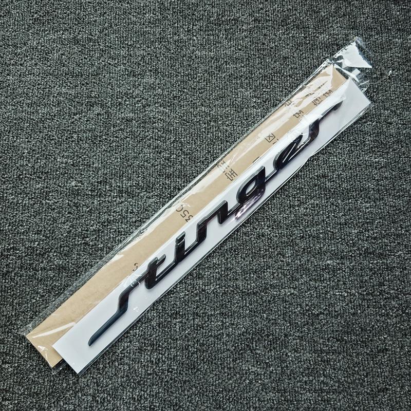 355MM ABS GT LINE Car Emblems KN Rear Sport Logos Stinger