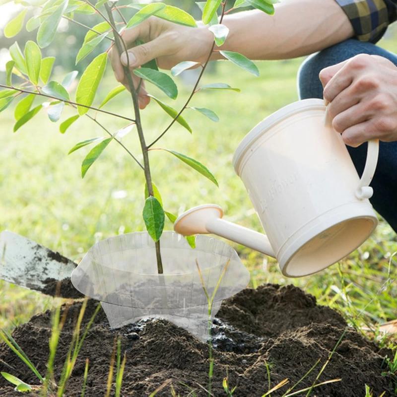Plant Protection Cover Plastic Snail Collar Reusable Insects Frost Weather Plant Protection Insect Seedling Covers Garden Tools