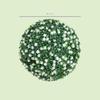 Set of Two Artificial Boxwood Balls Plants - White