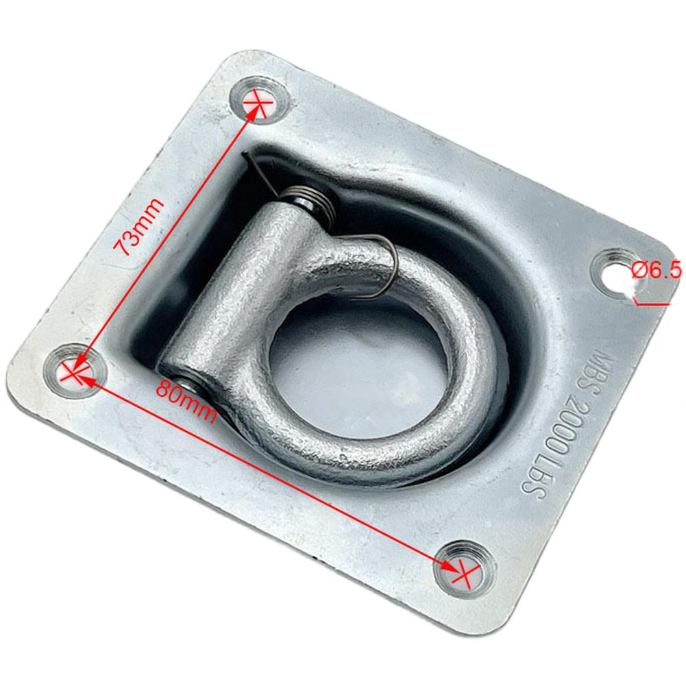 2000 Lbs Break Strength D Ring Anchor RV Accessories Trailer Tie Down