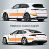 Universal Car Carbon Fiber Door Anti-collision Strip Protection Guards Trims Stickers Tape