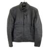 KUSHITANI Black Diaskin Leather Zip-Up Jacket Jacket L blackUsed