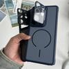 Ganzkörper-Linsen-Klappständer Magnetische Matte Handyhülle Für Samsung S26 S25 Edge S24 Plus s 25 FE S23 Ultra Für Magsafe Rückseite