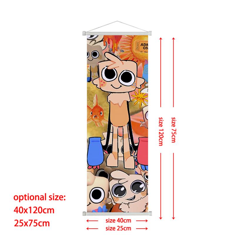 Dandy's World Wallpaper Wall Artwork Canvas Painting Picture Print Hanging Scroll Poster Home Decoration Gaming Room Art