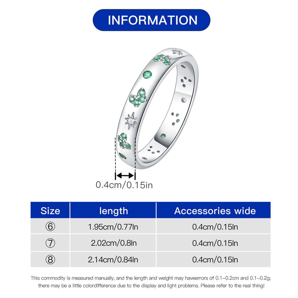Orstarry   Copper Green Butterfly Insects Closed Ring For Women Finger Ring Personality Jewelry Party Trendy Gifts