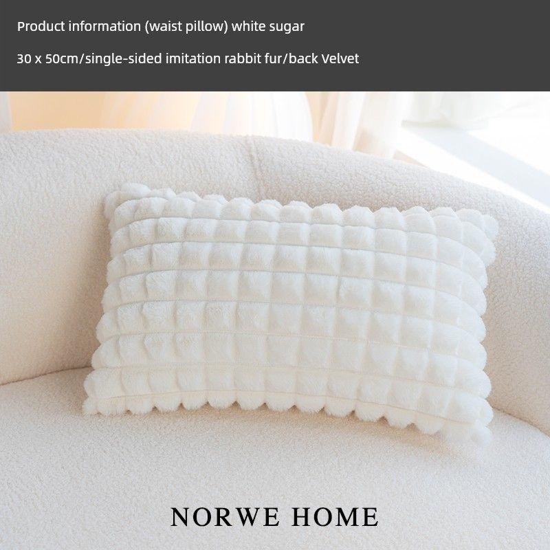 

Норве Кушетка Подушка Гостиная Французская Фантазийная Подушка Наволочка Вставка для Подушки Розовая Ткань Спинка Подушка для Эркера (Waist pillow) White sugar Pillowcase only