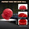 4PCS Rear trailer ball protective Cap - RV Trailer automatic Pull rod cover - durable head cover for trailer connector