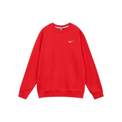 Fleece-Pullover-Hoodie-Sweatshirt mit warmem Futter Herren-Tops Rot 916609-657
