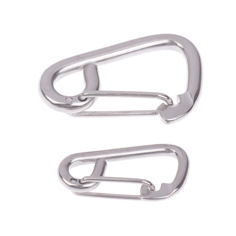 Simple Stainless Steel Scuba Diving Buckle Clip Heavy Duty Camping Carabiner Hooks Outdoor Safety Diving Buckle Clip