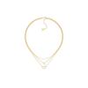 White Beaded Elegant Resin Necklace Women Necklace N1579CDLCYD301