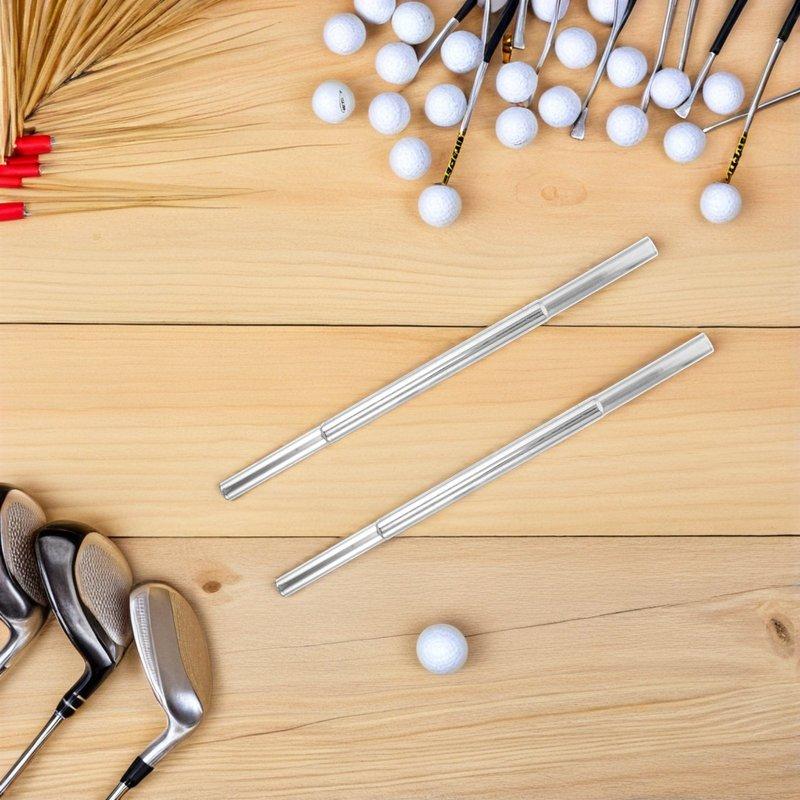 2Pcs Golf Club Shaft Extension Rod Professional Iron Lengthening Stick Easy Installation for Enhanced Swing Stability Distance