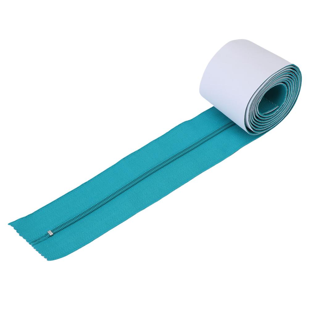 2 Pcs Dust Protector Zipper Heavy Duty Double Sided Self Adhesive Dust Barrier Zipper for Greenhouse Plastic Sheeting