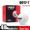 PGM Ultra-Langes Hoch-Elastisches Golfball-Geschenkset: 3/12/48er-Pack Hochleistungs-Übungsbälle
