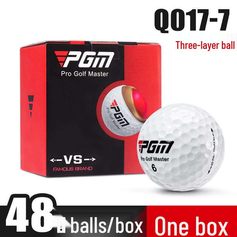 PGM Ultra-Langes Hoch-Elastisches Golfball-Geschenkset: 3/12/48er-Pack Hochleistungs-Übungsbälle