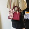 Women's Bag New Fashion Casual Texture Stone Pattern Simple Trendy Handbag Shoulder Messenger Bag
