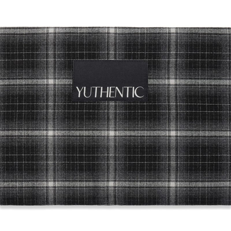 YUTHENTIC Karomuster Ärmelschal Schwarz Kariert AX5XF8502D