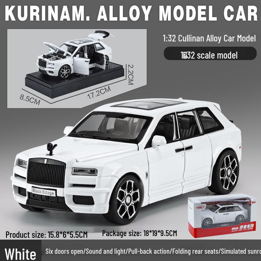 

Cullinan Внедорожник 1/32 Звук и Свет Инерционная Сплавная Модель Машинки Игрушка