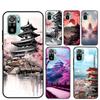 Japanese Art Temple Sakura Funda For Xiaomi Redmi Note 13 14 Pro 12 11 9 10 9S 10S 11S 12S Redmi 14C 10C 12C 13C Case