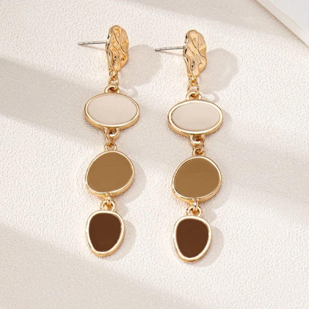 Casual Vintage Earrings Niche Design Contrasting Earrings Trendy Colored Earrings Gifts