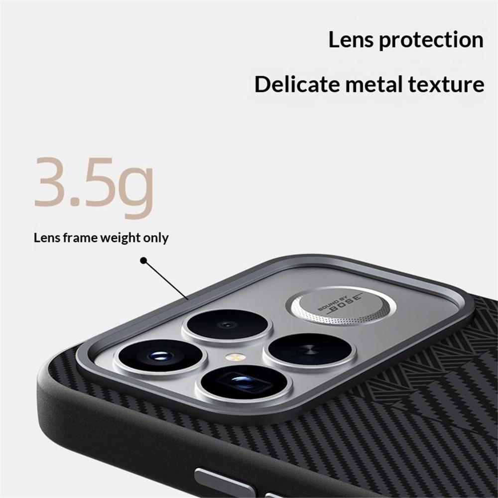 ABEEL Pro Xiaomi Redmi K90 5G/Poco F8 Pro Magnetický kryt PC + TPU + Hliníková slitina + PU kůže Tenký zadní kryt telefonu