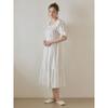 Lunaluz Women S Lilia Cotton Square Neck Short Sleeve dreSS Pajama