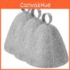 And Kid Adults Grey Felt Sauna Hat Absorbent Dry Hair Cap For Spa And Bathroom